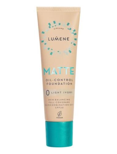 Matte Oil-Control Foundation Spf20 Meikkivoide Meikki LUMENE