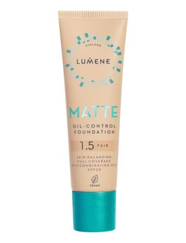 Matte Oil-Control Foundation Spf20 Meikkivoide Meikki LUMENE