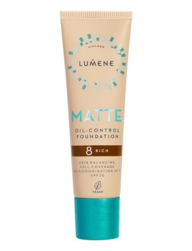 Matte Oil-Control Foundation Spf20 Meikkivoide Meikki LUMENE