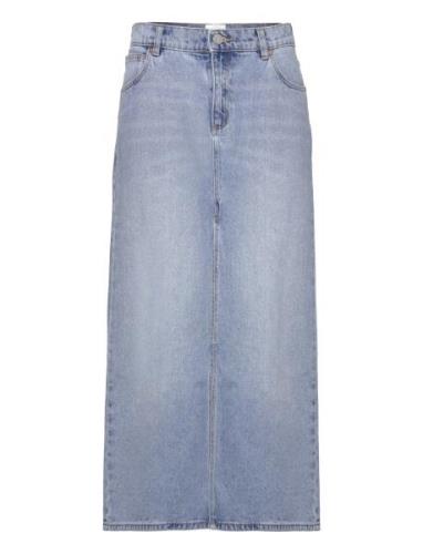 A 99 Low Maxi Skirt Sylvie Pitkä Hame Blue ABRAND