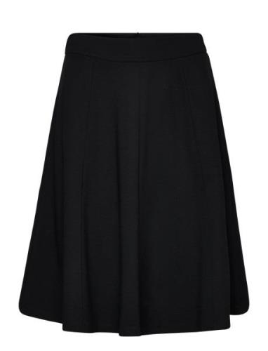 Sarita Skirt Polvipituinen Hame Black Jumperfabriken