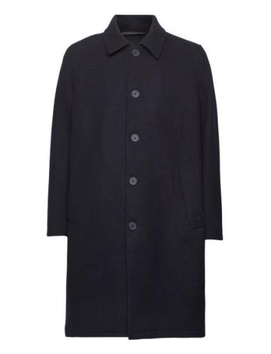 Carlos Coat Villakangastakki Pitkä Takki Navy Clean Cut Copenhagen