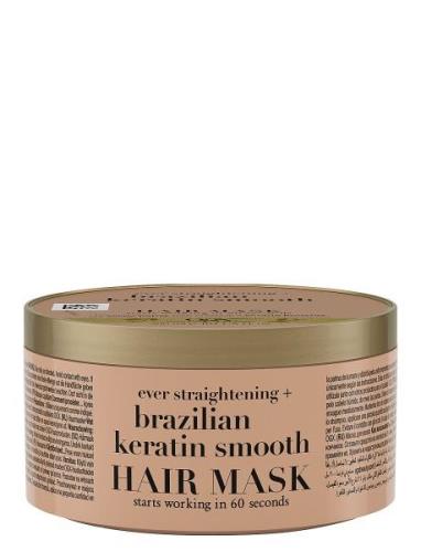 Brazilian Keratin Smooth Hair Mask Hiusnaamio Nude Ogx