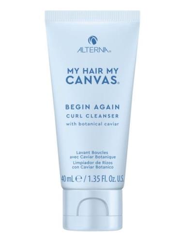 My Hair My Canvas Begin Again Curl Cleanser 40 Ml Shampoo Nude Alterna