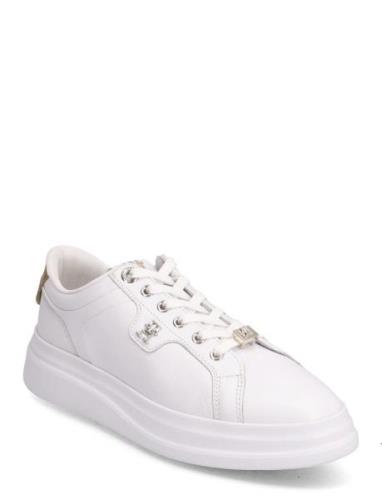 Pointy Court Sneaker Hardware Matalavartiset Sneakerit Tennarit White ...