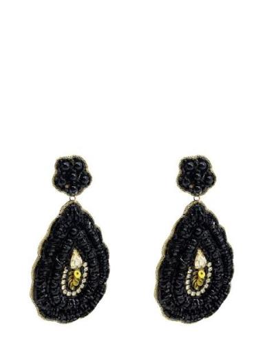 Yara Pendular Earring Black Korvakoru Korut Black Pipol's Bazaar