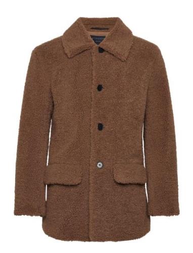 Albian Coat Villakangastakki Pitkä Takki Brown AllSaints