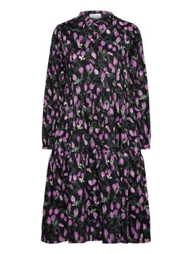 Tallulah Lipe Dress Polvipituinen Mekko Black Noella