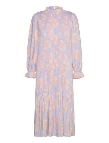 Rebecca Long Dress Polvipituinen Mekko Purple Noella