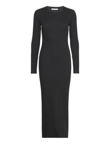 Saalexa Midi Dress 7542 Maksimekko Juhlamekko Black Samsøe Samsøe