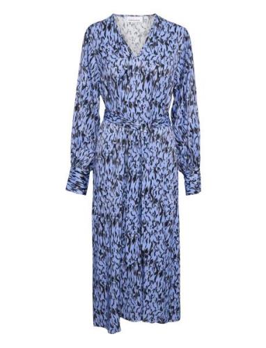 Nikolekb Long Dress Polvipituinen Mekko Blue Karen By Simonsen