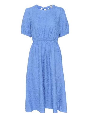 Kalulu Dress Polvipituinen Mekko Blue Kaffe