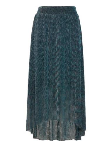 Mskamina Maxi Skirt Polvipituinen Hame Blue Minus