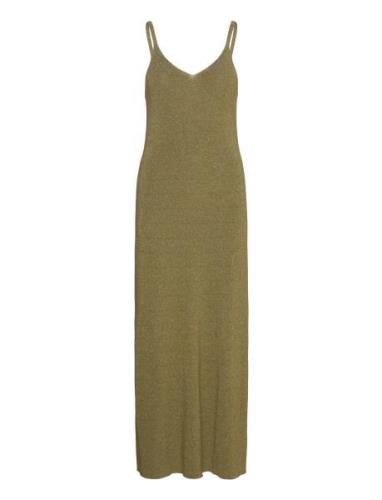 Long Lurex Dress Maksimekko Juhlamekko Green Mango