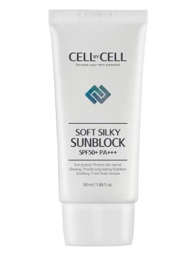 Cellbycell Soft Silky Sun Block, Spf50 Aurinkorasva Vartalo White Cell...