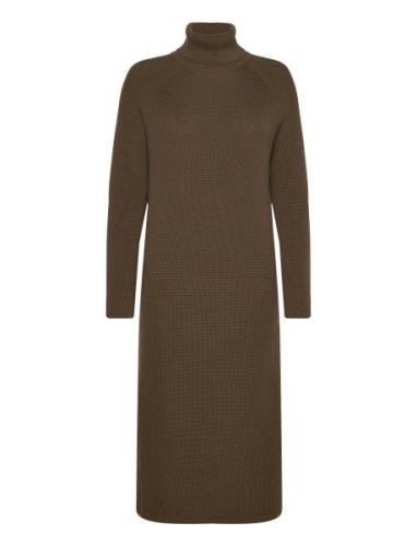 Heavy Knit Dresses Polvipituinen Mekko Brown Marc O'Polo