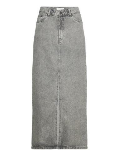 Skirt Pitkä Hame Grey Sofie Schnoor