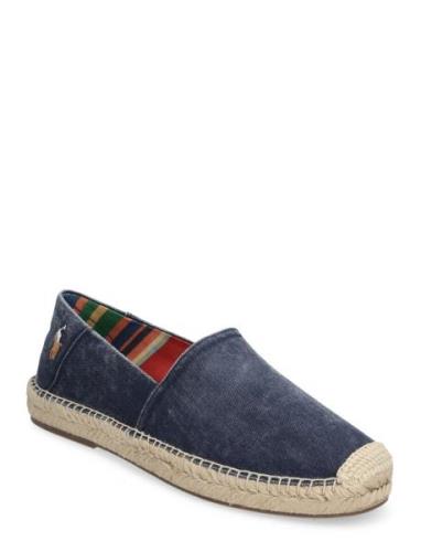 Cevio Washed Canvas Espadrille Espadrillot Kengät Blue Polo Ralph Laur...