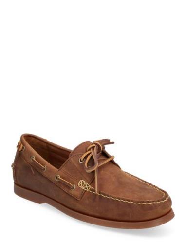 Merton Leather Boat Shoe Purjehduskengät Kengät Brown Polo Ralph Laure...