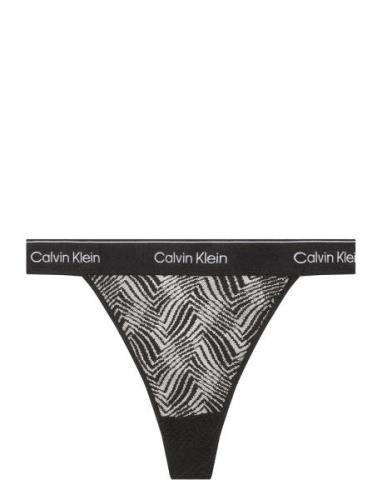 String Thong Stringit Alusvaatteet Black Calvin Klein