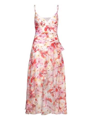 Sorella Printed Midi Dress Polvipituinen Mekko Pink Bardot