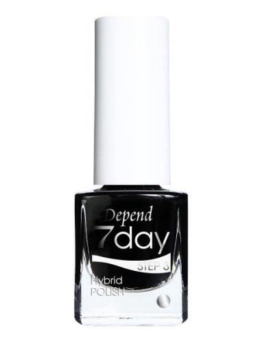 7Day Hybrid Polish 7013 Kynsilakka Meikki Black Depend Cosmetic