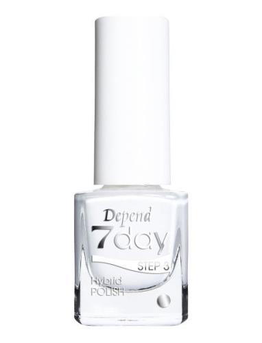 7Day Hybrid Polish 7005 Kynsilakka Meikki White Depend Cosmetic