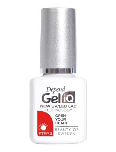 Gel Iq Open Your Heart Geelikynsilakka Kynsilakka Red Depend Cosmetic