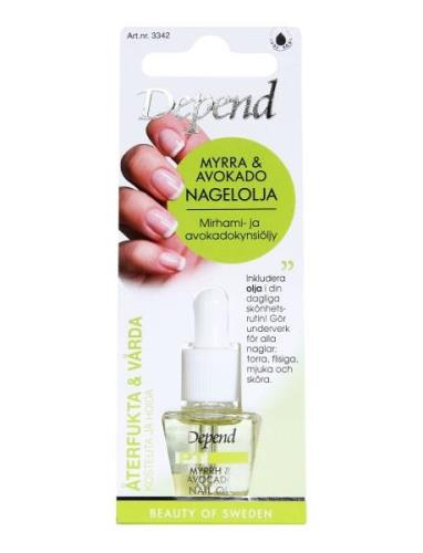 Myrra & Avokado Nagelolja Se/Fi Kynsienhoito Nude Depend Cosmetic