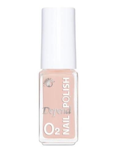 Minilack Oxygen Färg A728 Kynsilakka Meikki Pink Depend Cosmetic