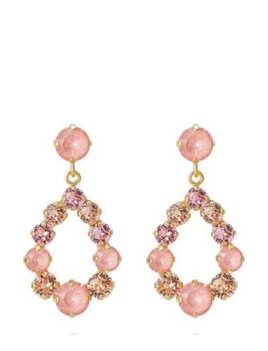 Mini Delia Earrings Korvakoru Korut Pink Caroline Svedbom