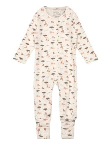 Mons - All-In- Pyjama Sie Jumpsuit Haalari Cream Hust & Claire