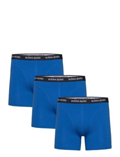 Cotton Stretch Boxer 3P Bokserit Blue Björn Borg