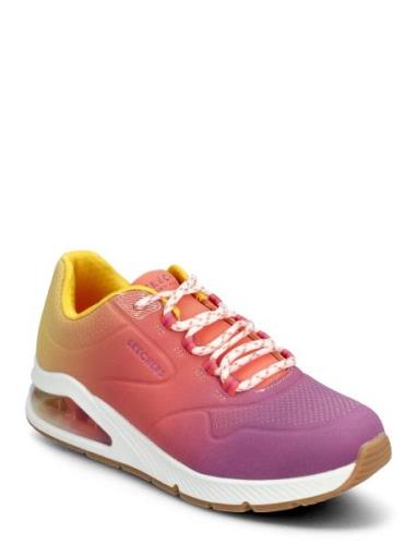 Womens Uno 2 Matalavartiset Sneakerit Tennarit Pink Skechers