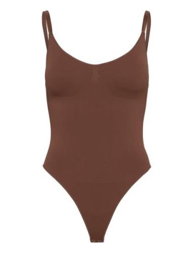 Smls Hl String Body Body Alusmekko Brown Hunkemöller