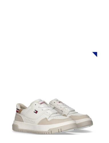 Low Cut Lace-Up Sneaker Matalavartiset Sneakerit Tennarit Cream Tommy ...