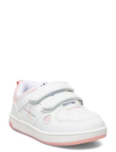 Low Cut Velcro Sneaker Matalavartiset Sneakerit Tennarit White Calvin ...