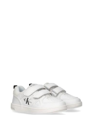 Low Cut Velcro Sneaker Matalavartiset Sneakerit Tennarit White Calvin ...