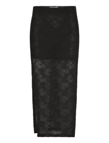 Slim Skirt Polvipituinen Hame Black Sofie Schnoor