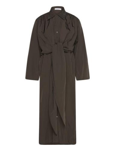 Trecnh Coat Shelter Francoise Trenssi Takki Brown ROSEANNA