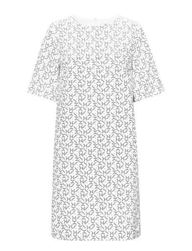 G1. Printed Dress Lyhyt Mekko White GANT