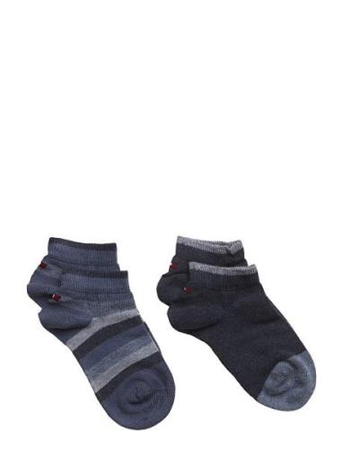 Th Kids Basic Stripe Quarter 2P Sukat Blue Tommy Hilfiger