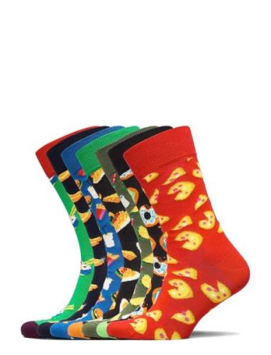 7-Pack 7 Days Of Food Socks Gift Set Nilkkasukat Lyhytvartiset Sukat M...