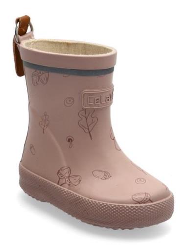 Basic Wellies W. Aop Kumisaappaat Pink CeLaVi