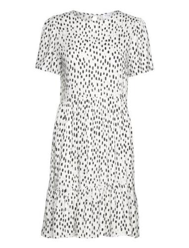 Vipaya S/S Dress - Noos Lyhyt Mekko White Vila