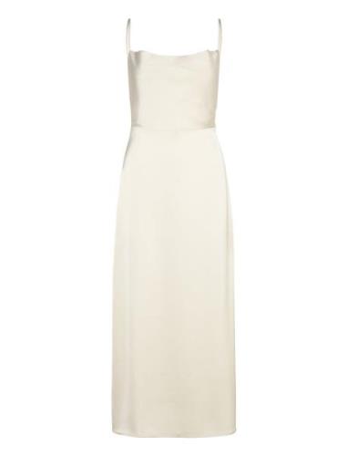 Viravenna Strap Ankle Dress - Noos Maksimekko Juhlamekko Cream Vila