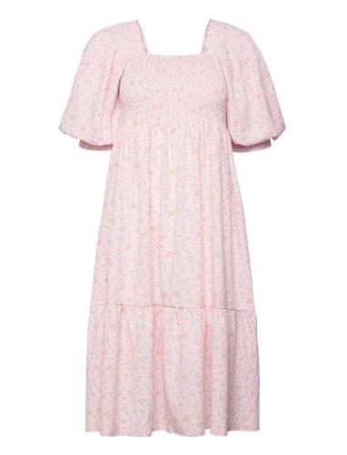 Cheri Ditzy Dress Polvipituinen Mekko Pink A-View