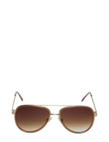 Slfspencer Sunglasses Aurinkolasit Brown Selected Femme