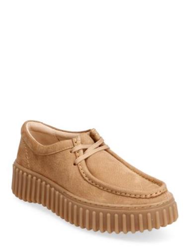 Torhill Bee D Nauhakengät Matalapohjaiset Kengät Beige Clarks