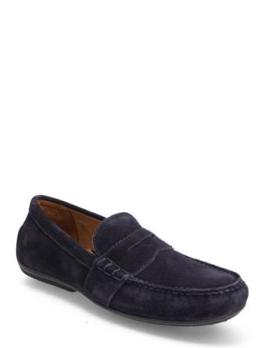 Suede-Reynold-So-Drv Loaferit Matalat Kengät Blue Polo Ralph Lauren